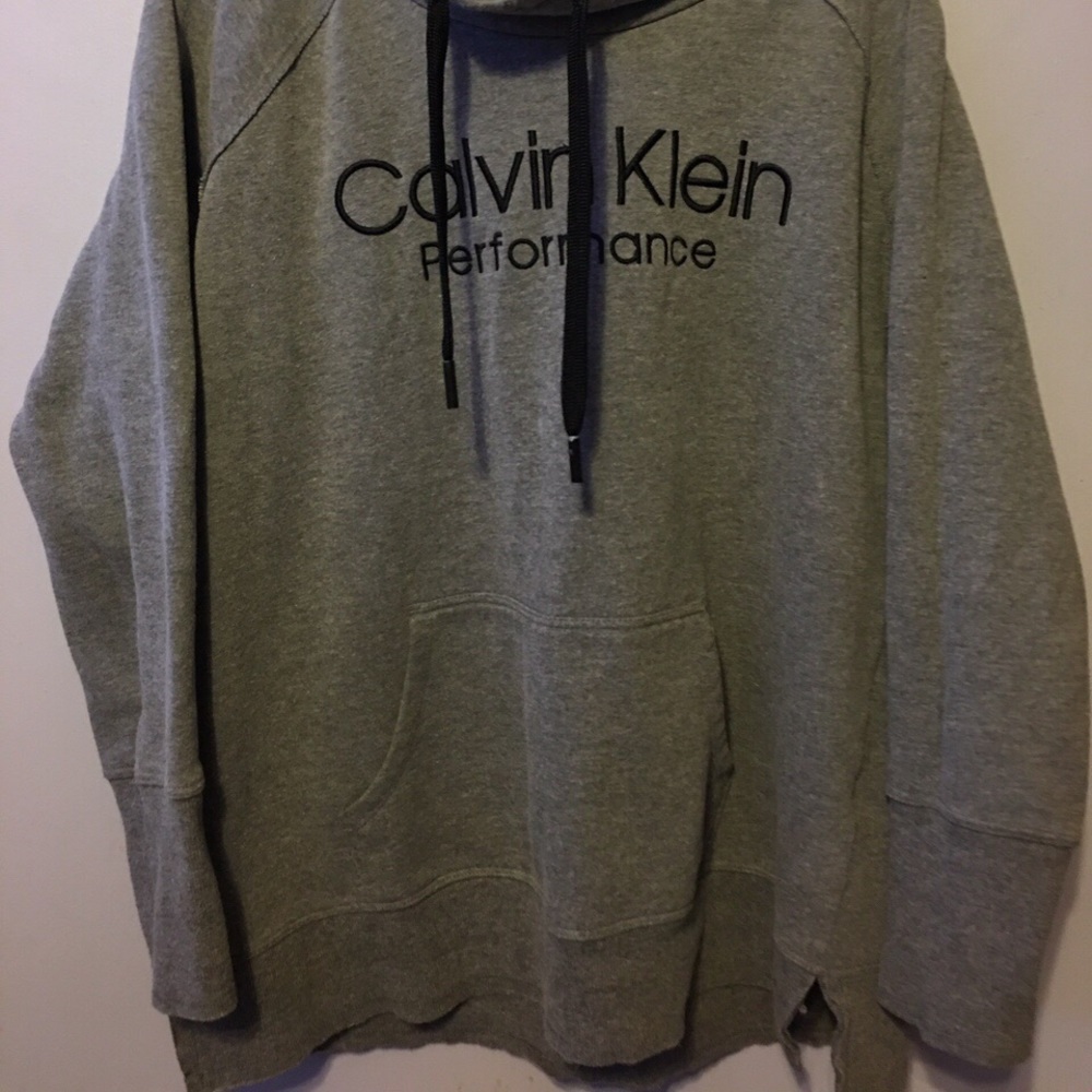 Grey Calvin Klein hoodie